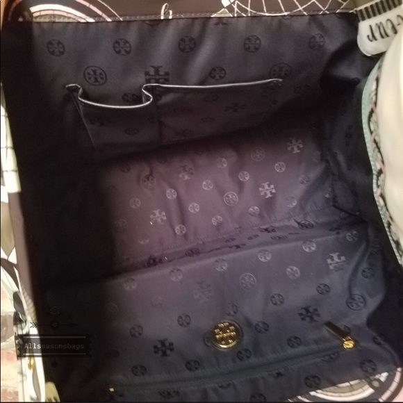 ❗️❗️SALE Tory Burch nylon LARGE tote CONSTELLATION - Picture 3 of 8